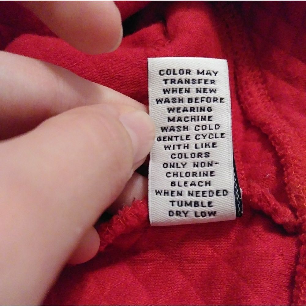 Style & co. Red Quilted Snap Button Down Sweater - Picture 6 of 6